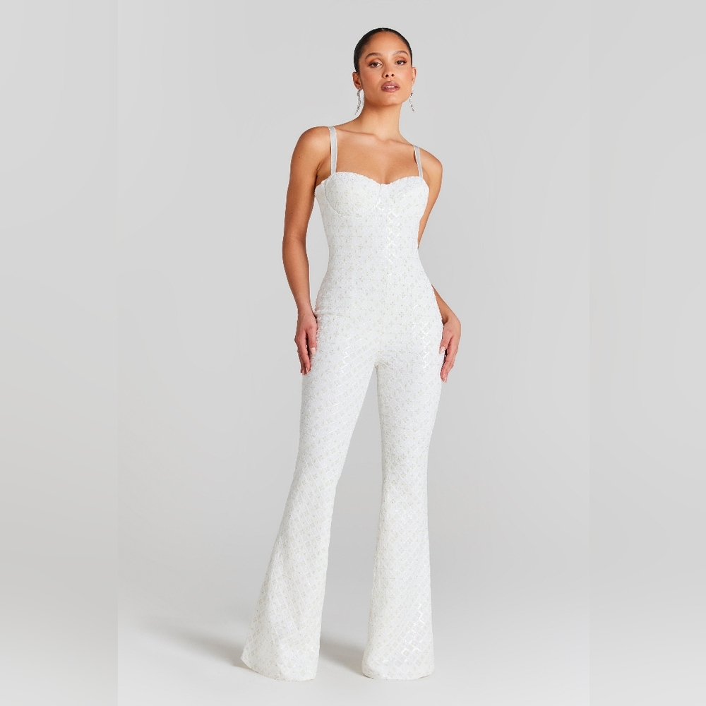 NWT brand new never worn Nadine Merabi Hailey Jumpsuit size small
